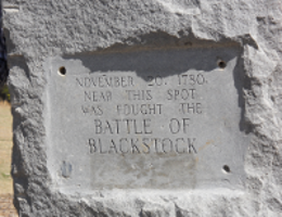 Marker at the Site of the Battle of Blackstocks